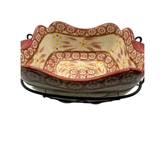 Temptations Dining Temptations By Tara 3 Pc Old World Cranberry